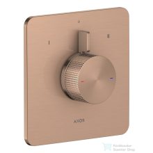   Hansgrohe AXOR CITTERIO C falsík alatti kád/zuhany csaptelep alaptest nélkül, szálcsiszolt vörös arany hatású 49451310