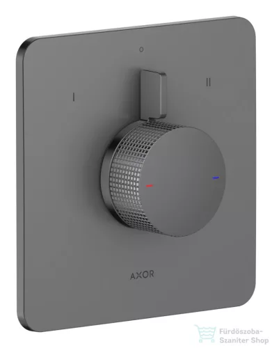 Hansgrohe AXOR CITTERIO C falsík alatti kád/zuhany csaptelep alaptest nélkül, polírozott fekete króm 49451330