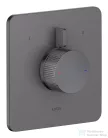 Hansgrohe AXOR CITTERIO C falsík alatti kád/zuhany csaptelep alaptest nélkül, szálcsiszolt fekete króm 49451340