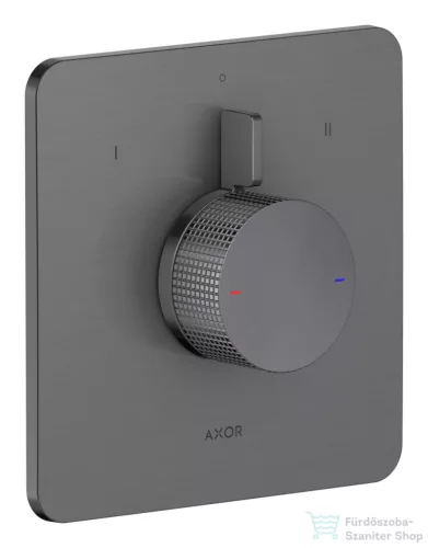 Hansgrohe AXOR CITTERIO C falsík alatti kád/zuhany csaptelep alaptest nélkül, szálcsiszolt fekete króm 49451340