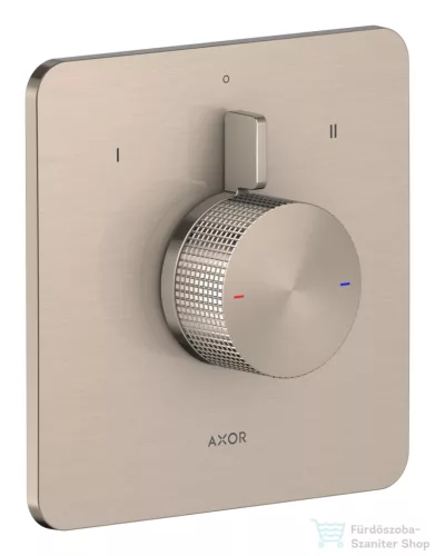 Hansgrohe AXOR CITTERIO C falsík alatti kád/zuhany csaptelep alaptest nélkül, szálcsiszolt nikkel 49451820