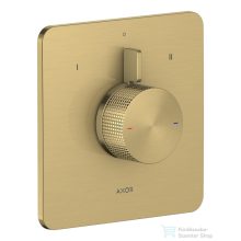   Hansgrohe AXOR CITTERIO C falsík alatti kád/zuhany csaptelep alaptest nélkül, szálcsiszolt sárgaréz 49451950