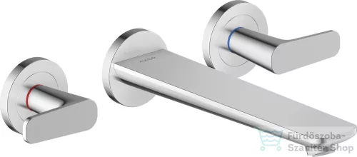 Hansgrohe AXOR CITTERIO C falsík alatti kádtöltő csaptelep zuhany csatlakozó és alaptest nélkül,króm 49482000
