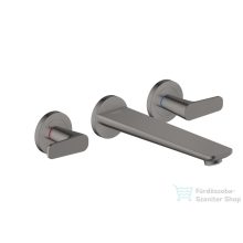   Hansgrohe AXOR CITTERIO C falsík alatti kádtöltő csaptelep zuhany csatlakozó és alaptest nélkül, polírozott fekete króm 49482330