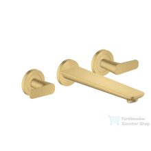   Hansgrohe AXOR CITTERIO C falsík alatti kádtöltő csaptelep rombuszmetszéses fogantyúval,zuhany csatlakozó és alaptest nélkül,szálcsiszolt arany hatású 49483250