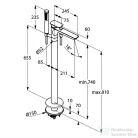 Kludi E2 egykaros kádtöltő és zuhanycsap, króm 495900575