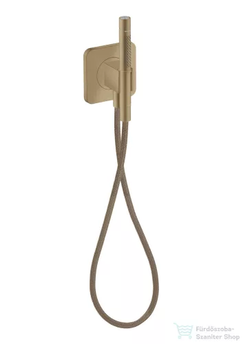 Hansgrohe AXOR CITTERIO C Porter zuhanyszett gégecső csatlakozóval,textil gégecsővel,szálcsiszolt bronz 49626140
