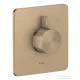 Hansgrohe AXOR CITTERIO C falsík alatti kád/zuhany csaptelep alaptest nélkül, szálcsiszolt bronz 49651140