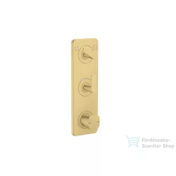   Hansgrohe AXOR CITTERIO C termosztátos falsík alatti kád /zuhany csaptelep,szálcsiszolt arany hatású 49700250