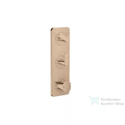   Hansgrohe AXOR CITTERIO C termosztátos falsík alatti kád /zuhany csaptelep,polírozott vörös arany hatású 49700300