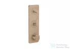 Hansgrohe AXOR CITTERIO C termosztátos falsík alatti kád /zuhany csaptelep,szálcsiszolt vörös arany hatású 49700310