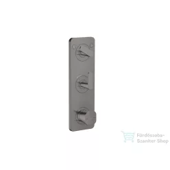   Hansgrohe AXOR CITTERIO C termosztátos falsík alatti kád /zuhany csaptelep,polírozott fekete króm 49700330