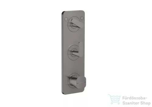 Hansgrohe AXOR CITTERIO C termosztátos falsík alatti kád /zuhany csaptelep,polírozott fekete króm 49700330