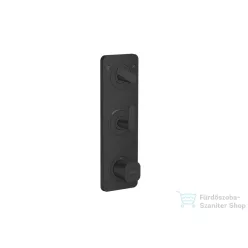   Hansgrohe AXOR CITTERIO C termosztátos falsík alatti kád /zuhany csaptelep,matt fekete 49700670
