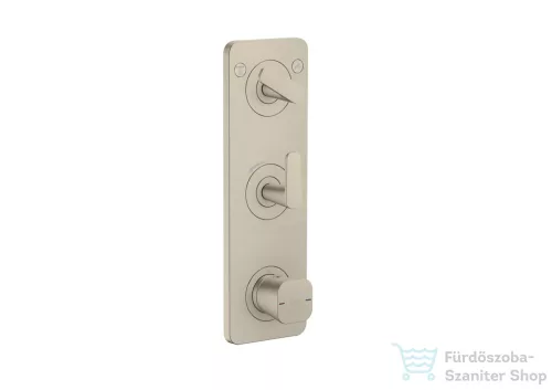 Hansgrohe AXOR CITTERIO C termosztátos falsík alatti kád /zuhany csaptelep,szálcsiszolt nikkel 49700820