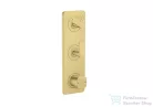 Hansgrohe AXOR CITTERIO C termosztátos falsík alatti kád /zuhany csaptelep,szálcsiszolt sárgaréz hatású 49700950