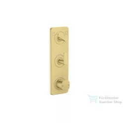  Hansgrohe AXOR CITTERIO C termosztátos falsík alatti kád /zuhany csaptelep,szálcsiszolt sárgaréz hatású 49700950
