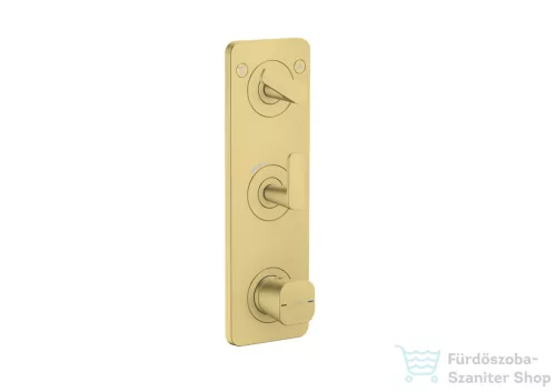 Hansgrohe AXOR CITTERIO C termosztátos falsík alatti kád /zuhany csaptelep,szálcsiszolt sárgaréz hatású 49700950