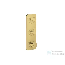   Hansgrohe AXOR CITTERIO C termosztátos falsík alatti kád /zuhany csaptelep,polírozott arany hatású 49700990