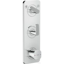   Hansgrohe AXOR CITTERIO C termosztátos falsík alatti kád /zuhany csaptelep rombuszmetszéses fogantyúval,króm 49701000