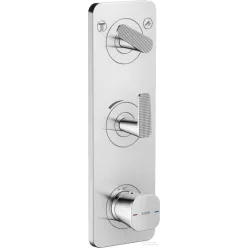   Hansgrohe AXOR CITTERIO C termosztátos falsík alatti kád /zuhany csaptelep rombuszmetszéses fogantyúval,króm 49701000