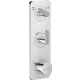 Hansgrohe AXOR CITTERIO C termosztátos falsík alatti kád /zuhany csaptelep rombuszmetszéses fogantyúval,króm 49701000