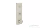 Hansgrohe AXOR CITTERIO C termosztátos falsík alatti kád /zuhany csaptelep rombuszmetszéses fogantyúval,rozsdamentes acél hatású 49701800