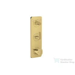   Hansgrohe AXOR CITTERIO C termosztátos falsík alatti kád /zuhany csaptelep rombuszmetszéses fogantyúval,polírozott arany hatású 49701990
