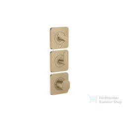   Hansgrohe AXOR CITTERIO C termosztátos falsík alatti kád /zuhany csaptelep,szálcsiszolt bronz 49710140