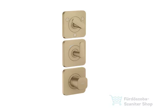 Hansgrohe AXOR CITTERIO C termosztátos falsík alatti kád /zuhany csaptelep,szálcsiszolt bronz 49710140