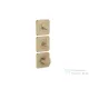 Hansgrohe AXOR CITTERIO C termosztátos falsík alatti kád /zuhany csaptelep,szálcsiszolt bronz 49710140