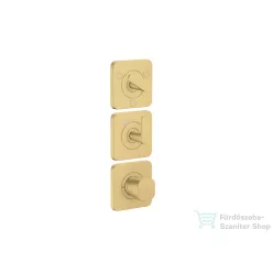   Hansgrohe AXOR CITTERIO C termosztátos falsík alatti kád /zuhany csaptelep,szálcsiszolt arany hatású 49710250