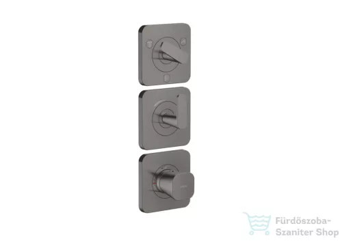 Hansgrohe AXOR CITTERIO C termosztátos falsík alatti kád /zuhany csaptelep,polírozott fekete króm 49710330