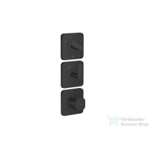   Hansgrohe AXOR CITTERIO C termosztátos falsík alatti kád /zuhany csaptelep,matt fekete 49710670