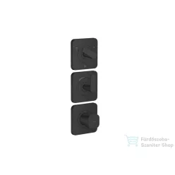   Hansgrohe AXOR CITTERIO C termosztátos falsík alatti kád /zuhany csaptelep,matt fekete 49710670