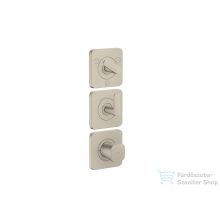   Hansgrohe AXOR CITTERIO C termosztátos falsík alatti kád /zuhany csaptelep,szálcsiszolt nikkel 49710820