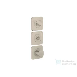   Hansgrohe AXOR CITTERIO C termosztátos falsík alatti kád /zuhany csaptelep,szálcsiszolt nikkel 49710820
