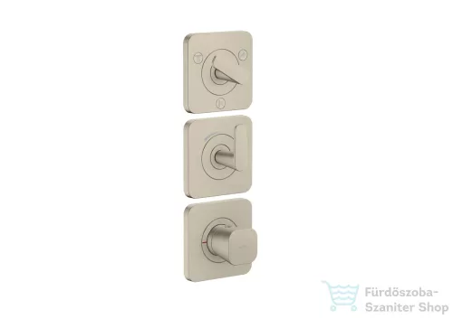 Hansgrohe AXOR CITTERIO C termosztátos falsík alatti kád /zuhany csaptelep,szálcsiszolt nikkel 49710820