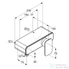 Kludi E2 egykaros zuhany csaptelep, króm 497140575
