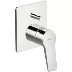   Hansa Hansatwist falsík alatti kád/zuhany csaptelep belső egység nélkül,króm 49769003