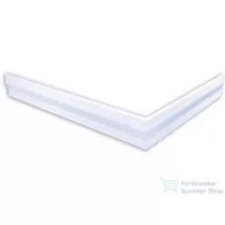   Sapho POLYSAN KARIA/VARESA 120x90 sarok előlap, bal/fehér 49812L