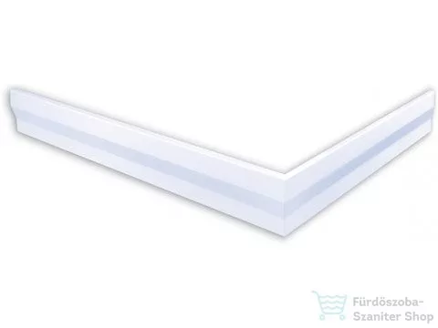 Sapho POLYSAN KARIA/VARESA 120x90 sarok előlap, bal/fehér 49812L