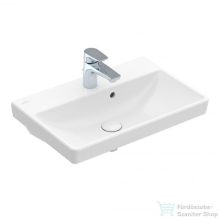   Villeroy & Boch Avento 55x37 cm-es kompakt mosdó CeramicPlus bevonattal 4A00 55 R1 ( 4A0055R1 )