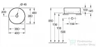 Villeroy & Boch Collaro 40 cm-es ráültethető mosdó, Ceramic Plus bevonat 4A18 40 R1 ( 4A1840R1 )