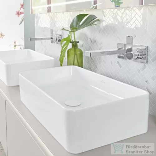 Villeroy & Boch Collaro 56x36 cm-es ráültethető mosdó, Ceramic Plus bevonattal 4A20 56 R1 ( 4A2056R1 )