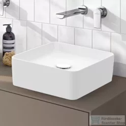   Villeroy & Boch Collaro 38x38 cm-es ráültethető mosdó, Ceramic Plus bevonat 4A21 38 R1 ( 4A2138R1 )
