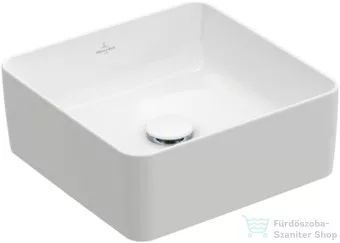 Villeroy & Boch Collaro 38x38 cm-es ráültethető mosdó, Ceramic Plus bevonat 4A21 38 R1 ( 4A2138R1 )
