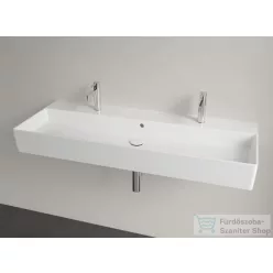   Villeroy & Boch Memento 2.0 120x47 mosdó, 2 csaplyukkal, túlfolyóval 4A22 C4 01 ( 4A22C401 )