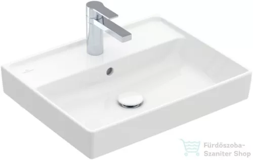 Villeroy & Boch Collaro 55x44 cm-es mosdó 1 csaplyukkal, CeramicPlus felülettel 4A33 55 R1 ( 4A3355R1 )