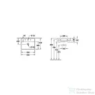 Villeroy & Boch Collaro 55x44 cm-es mosdó 1 csaplyukkal, CeramicPlus felülettel 4A33 55 R1 ( 4A3355R1 )